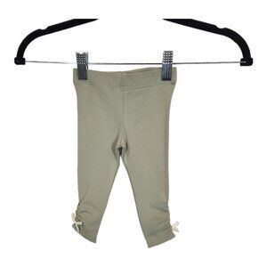 New Baby Leggings with cinched Ankles in sage Green Size 3-6‎ Months